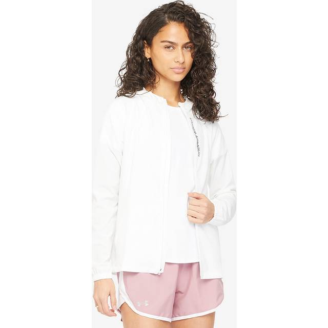 Women's Tracksuit Under Armour OutRun the Storm - Blanc