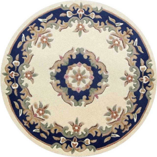 Melrose Royal Rug - Cream Blue - 120x120