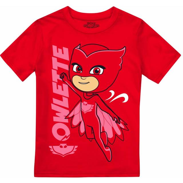 (3-4 Years, Red) PJ Masks Boys Owlette T-Shirt
