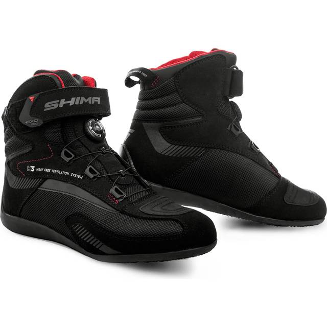 SHIMA Exo Vented Motorcycle Shoes, black, Size 47 for Men