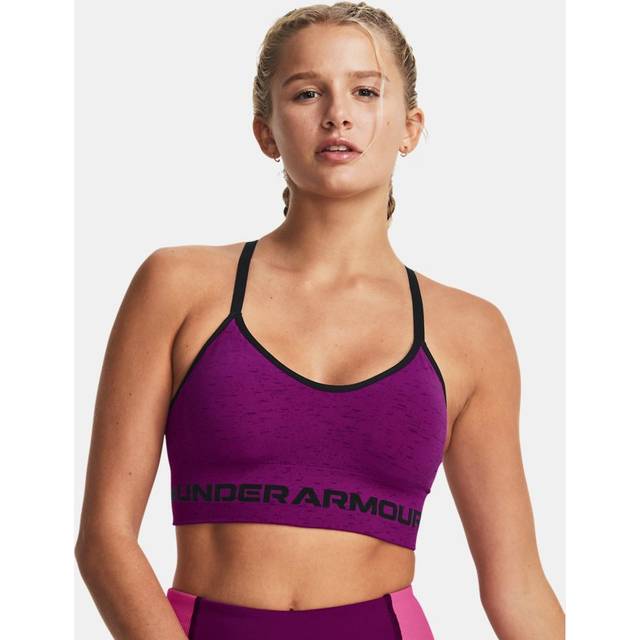 Bra Under Armour Seamless Low Long Htr Bra Mystic Magenta XS (XS)