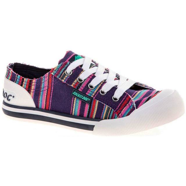 Rocket Dog Dam/Ladies Jazzin Canvas Aloe Lace Up Trainer 3 UK svart