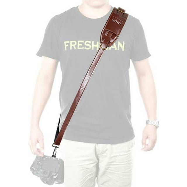 MP-SS5 Vintage Rapid Camera Sling Strap with Quick Release Clip and Padded Shoulder Strap (Simulated Leather)