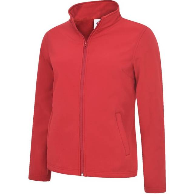 Uneek Ladies Classic Full Zip Soft Shell Jacket UC613 Red S Colour: Re