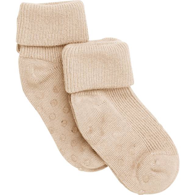 Minymo Strumpor - 2-pack - Halkskydd - Offwhite - Minymo - 15/18 - Strumpor