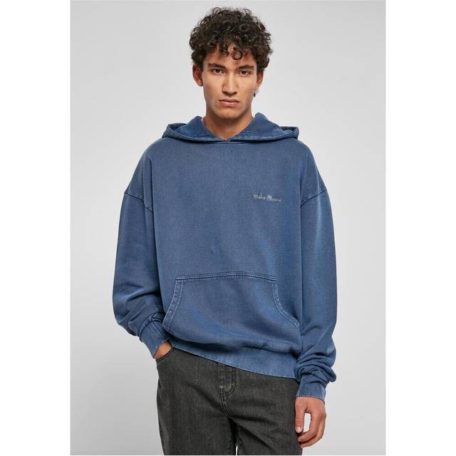 Urban classics sweatshirt small embroidery hoody spaceblue