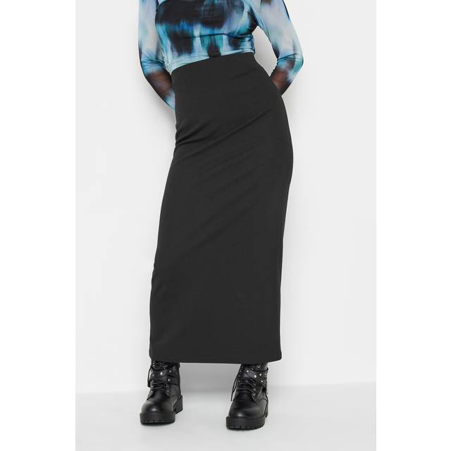 Pixiegirl Black Scuba Maxi Skirt 18 Pixiegirl | Petite Women's Maxi Skirts