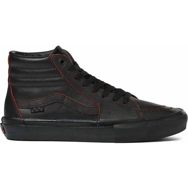 Vans skate sk8-hi mens black plimsolls