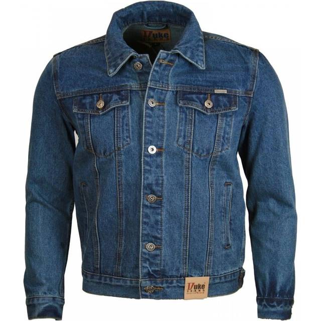 D555 London Trucker Denim Jacket - Light Stone