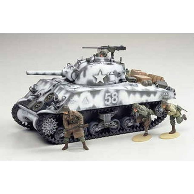 Tamiya 1/35 Scale M4A3 Sherman 105mm Howitzer Figures Included Model Kit