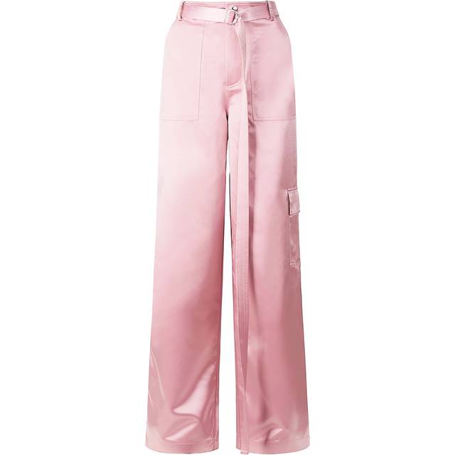 Staud Pink Shay Trousers - CHB Cherry Blossom - US 6