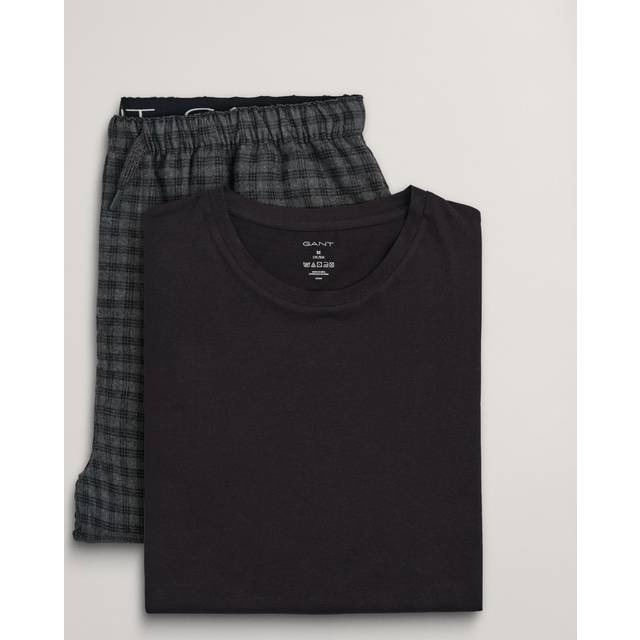 Flannel Pants And T-shirt GiftboxHerr, S, DARK GREY MELANGE