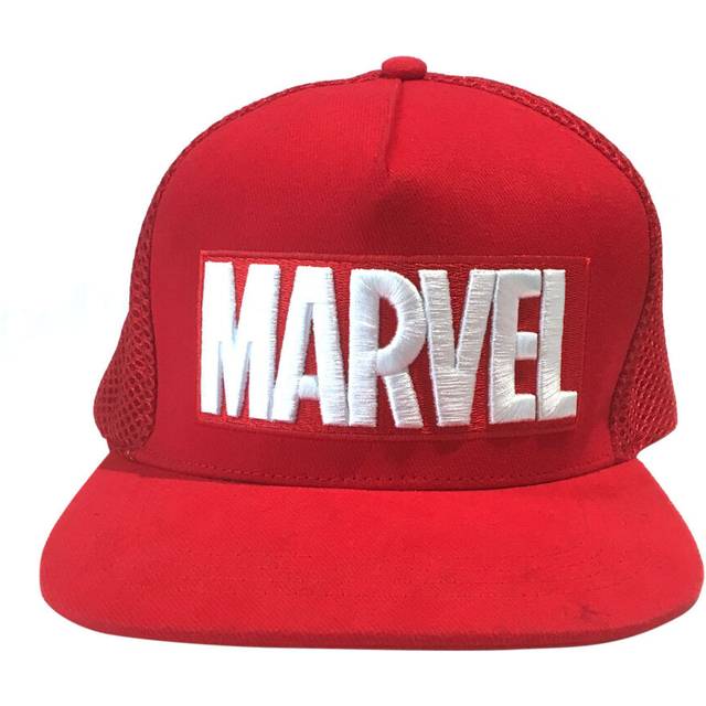 Marvel Logo Snapback Cap - Red - one size