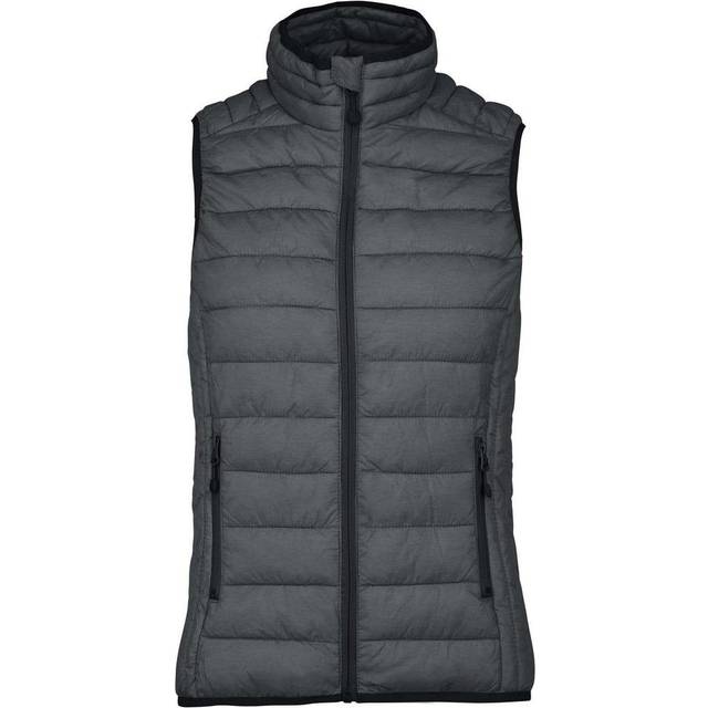 (M, Marl Dark Grey) Kariban Womens/Ladies Lightweight Down Bodywarmer