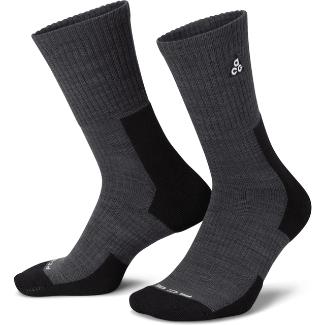 Nike ACG Everyday Cushioned Crew Socks 1-Pack Anthracite/ Volt/ Black/ Summit White M