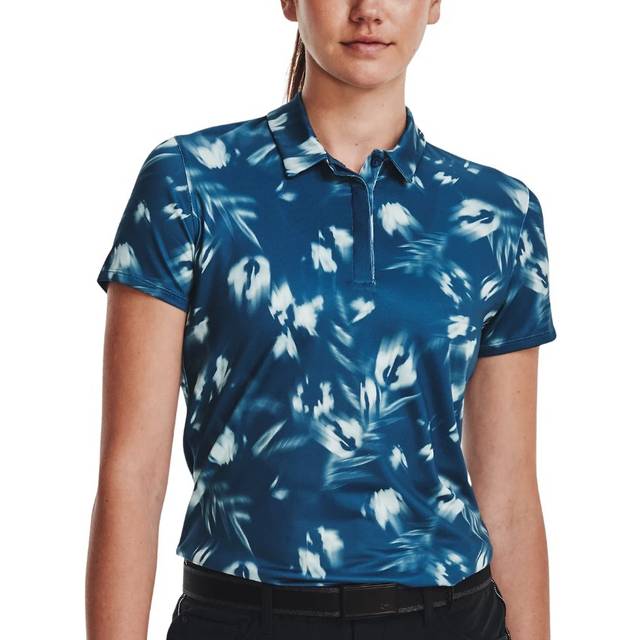 T-shirt Under Armour UA Zinger Blur Polo-BLU 1373638-437 Storlek XS