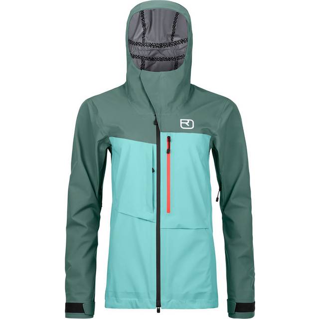 Ortovox 3L Ravine Shell Jacket - Regnjacka - Dam Ice Waterfall L