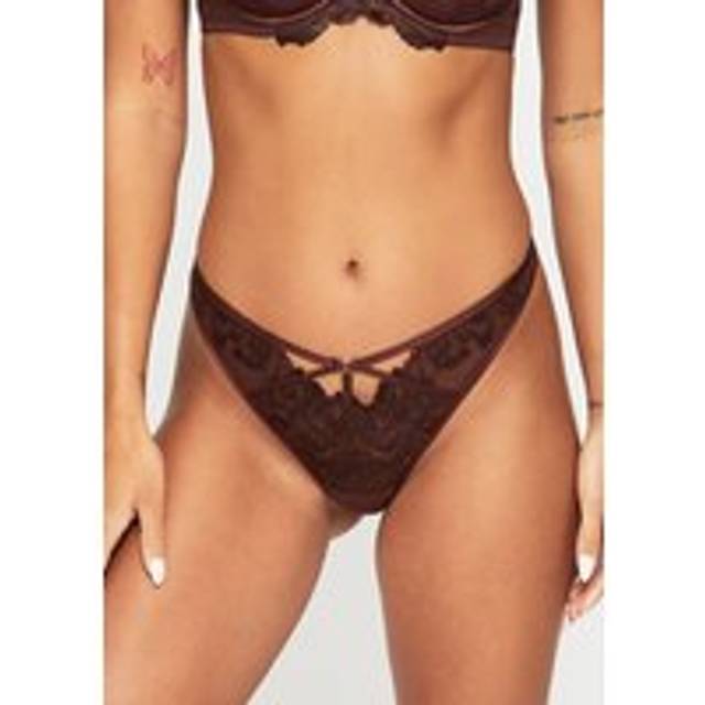 Ann Summers Moonflower Thong, Brown 16