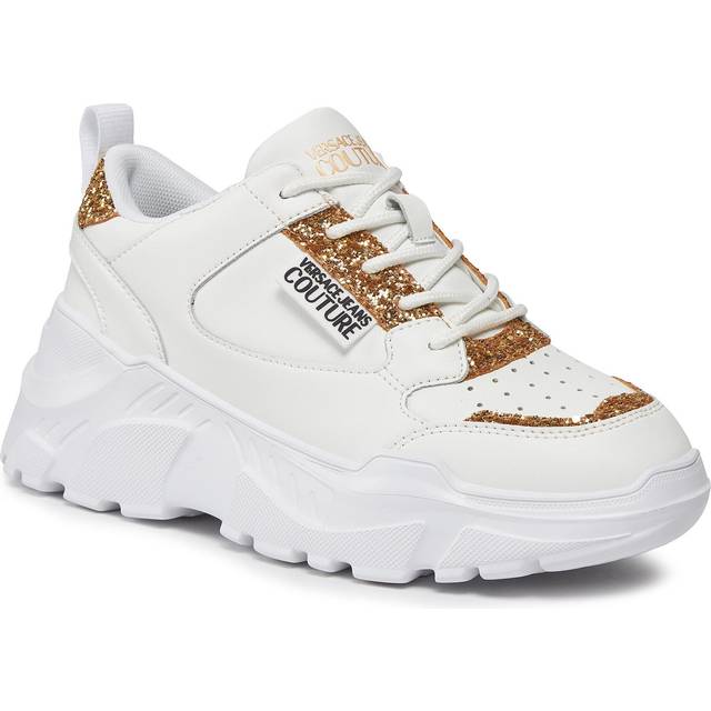 Versace Jeans Couture sneakers in leather with glitter - White - 40