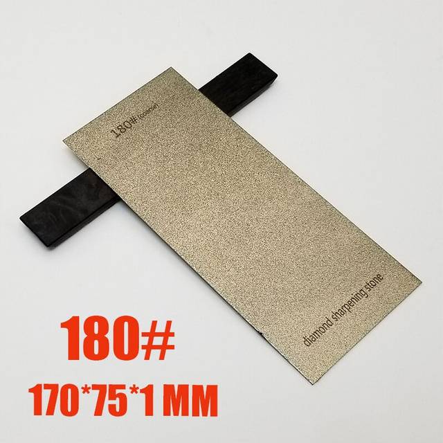 (a-170 75 1 mm 180 grit sharpener) knife sharpener sharpening stone diamond whetstone 80 240 600 1000 2000 3000 grit grinding stones  professional kit