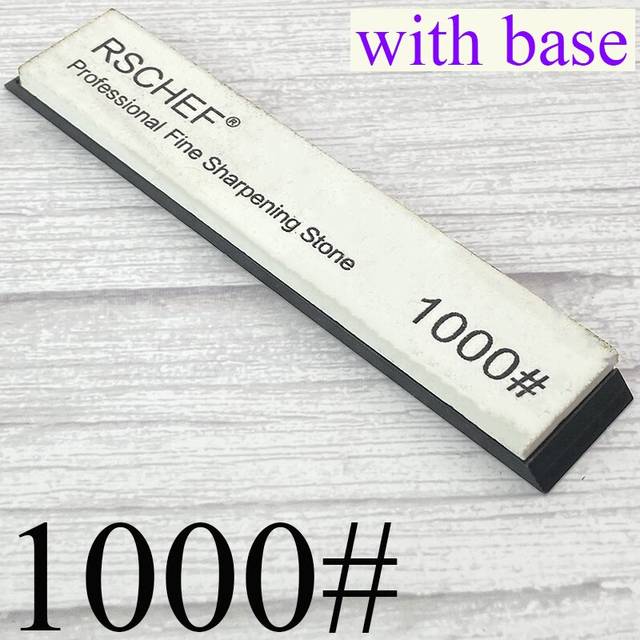 (a-1000 with base Whetstone) Small/Big Size Sharpening Stone Grit 120-3000# Whetstone Dedicated to Fixed Knife Sharpener Grinding System Knive tool