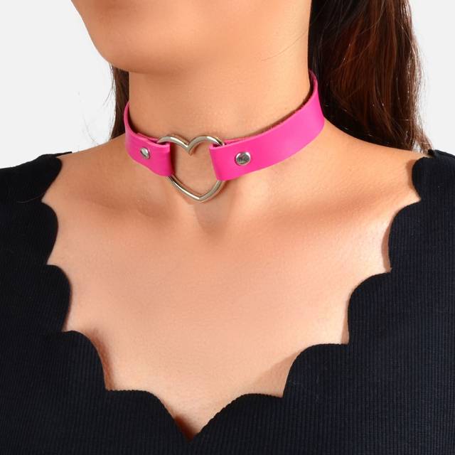 SHEIN Heart Decor Choker Valentines,Mom,Mother,Mother&#39;s Day,Gift