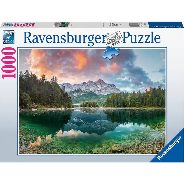 Eibsee Lake Zugspitze Germany 1000 Piece Jigsaw Puzzles for Adults & Kids Age 14 Years Up - Landscape Puzzle, Amazon Exclusive
