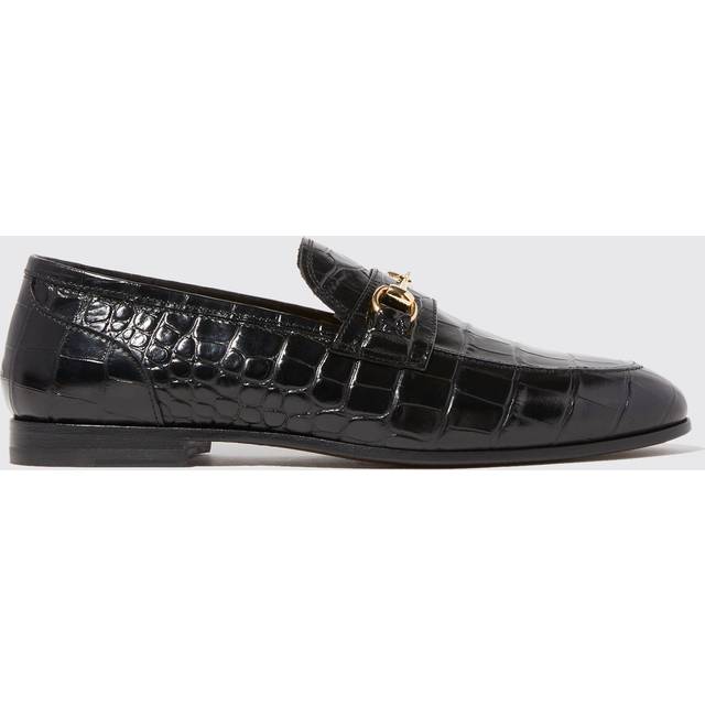 Scarosso Mocassins Alessandro Croco Noir Veau imprimé croco - Noir - Veau imprimé croco (41)