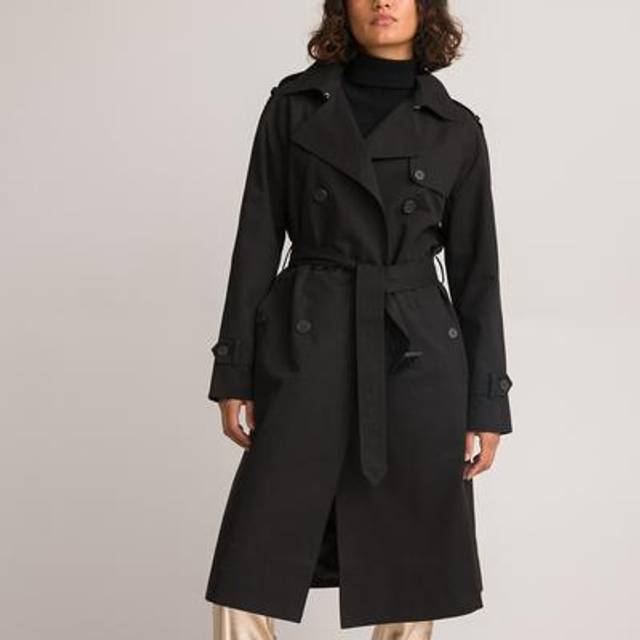 Signatures Ferdinand Cotton Trench Coat - Black - 14