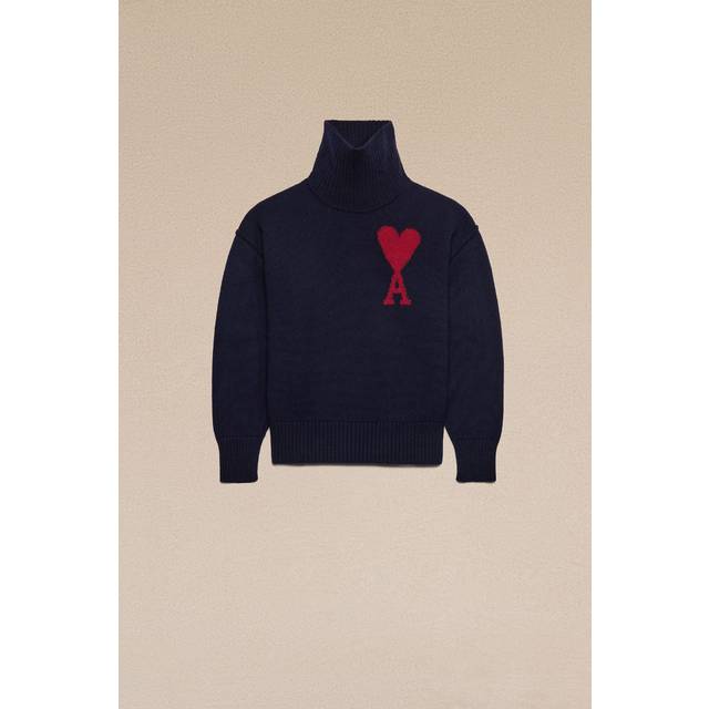 Red Ami De Coeur Sweater Blue Unisex - L - AMI Paris