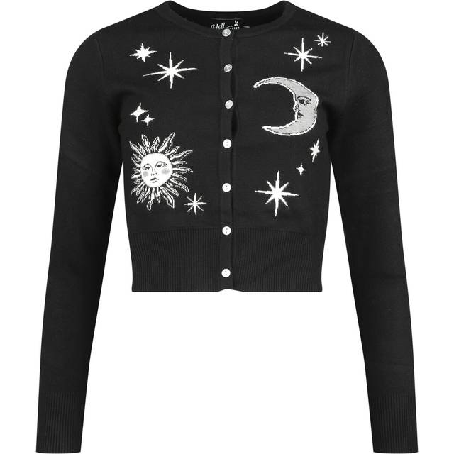 Hellbunny - Solaris Black - Cardigan - black - L - 50% Viscose, 30% Polyester, 20% Nylon,Knitwear