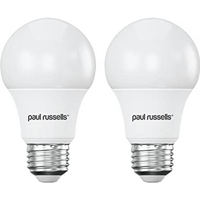paul russells LED GLS Light Bulbs Edison Screw E27, 40w Bulb Equivalent, 6W 470LM LED Bulbs, 6500K Daylight, Classic Frosted ES A60 Standard, Energy