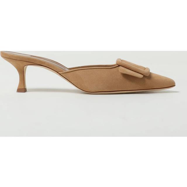 Shoes MANOLO BLAHNIK Woman color Nude - 36½
