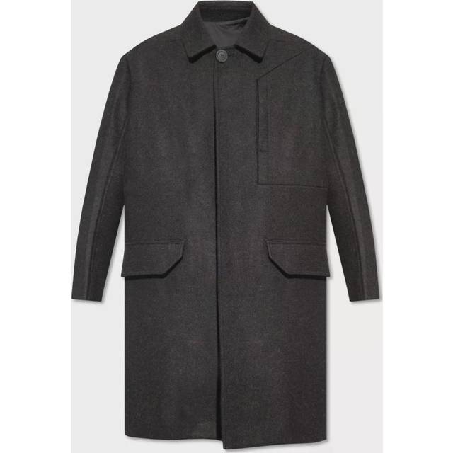 Rick Owens Jumbo virgin wool coat - brown (UK 42)