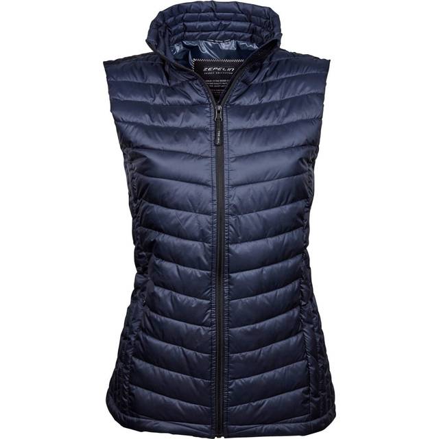 (M, Deep Navy) Tee Jays Womens/Ladies Padded Zepelin Vest Jacket / Gilet