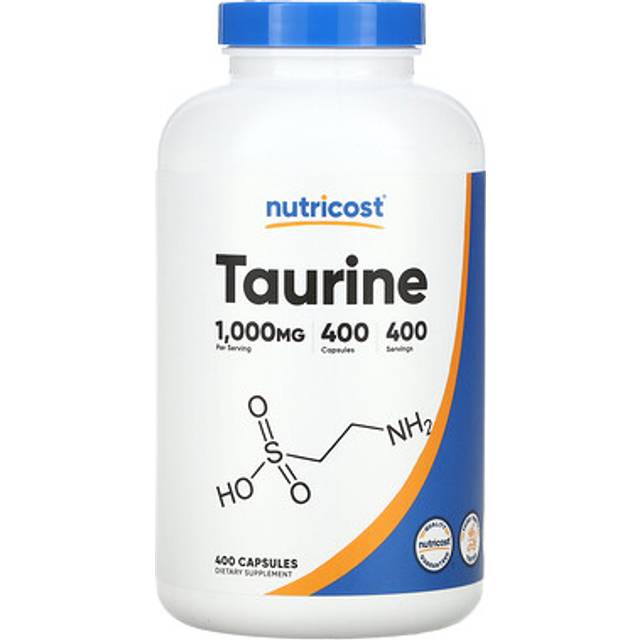 Nutricost  Taurine  1 000 mg   400 Capsules