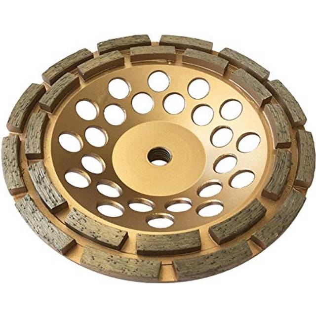 "7"""" Diamond Grinding Wheels for Concrete or Masonry  24 Double Row Seg"