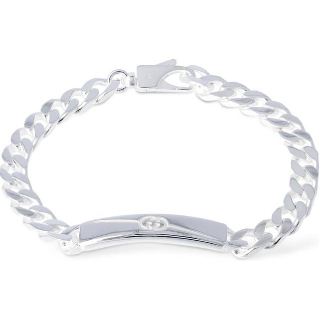Gucci Interlocking G sterling silver bracelet (Inch 7)