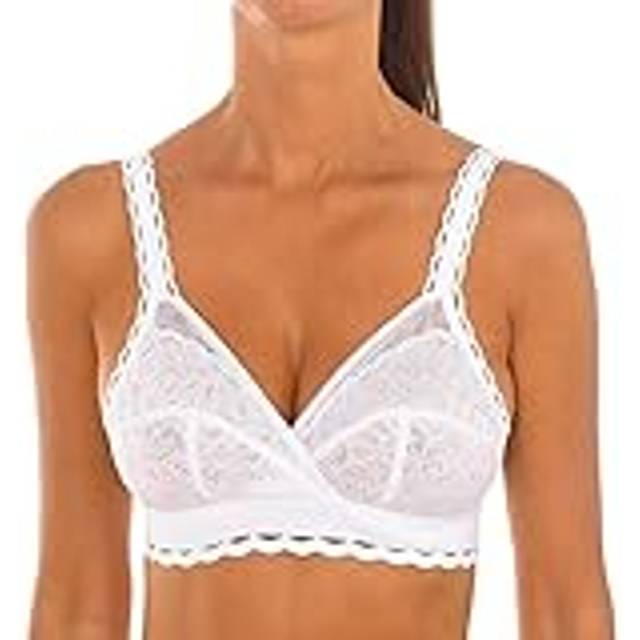 Playtex Classic Lace Support Bra White White - Playtex - Size: 34B