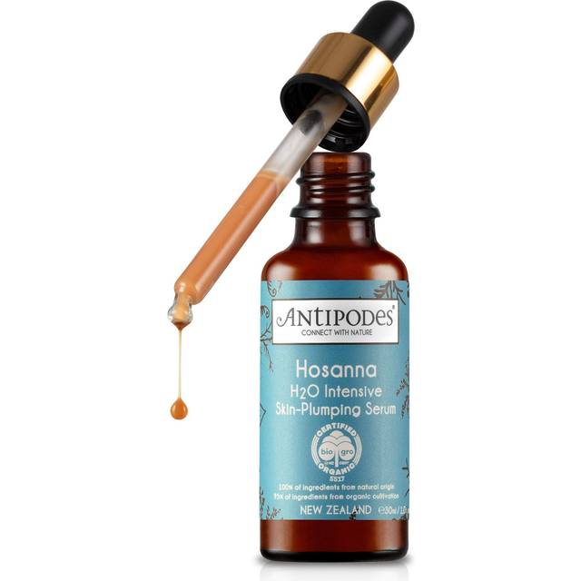 Hosanna H2O Intensive Skin-Plumping Facial Serum - Hydrating Serum - Collagen Face Serum with New Zealand Bioactives - Dry Skin & Dehydrated Skin - 30