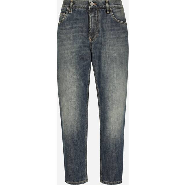 Contrast Stitching Loose-Fit Jeans