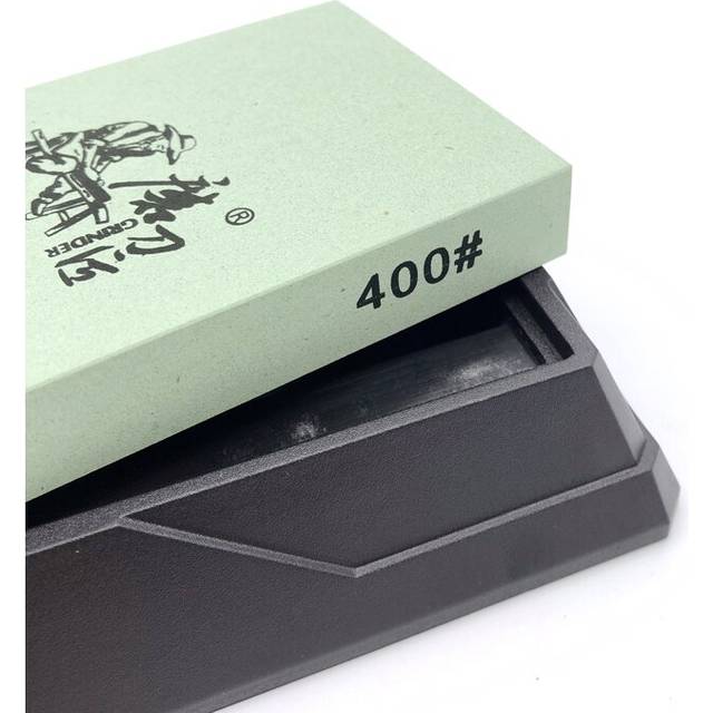 (a-400 grit knife sharpener) TAIDEA Sharpening Stone Knife sharpener Whetstone Angle guide Kitchen knife Sharpener white Alundum Fast 240-8000grit