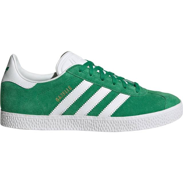 adidas Originals Gazelle J Stl. 36 2/3 - Sneakers Från Magasin - Green/ftwwht/gold (36 2/3)