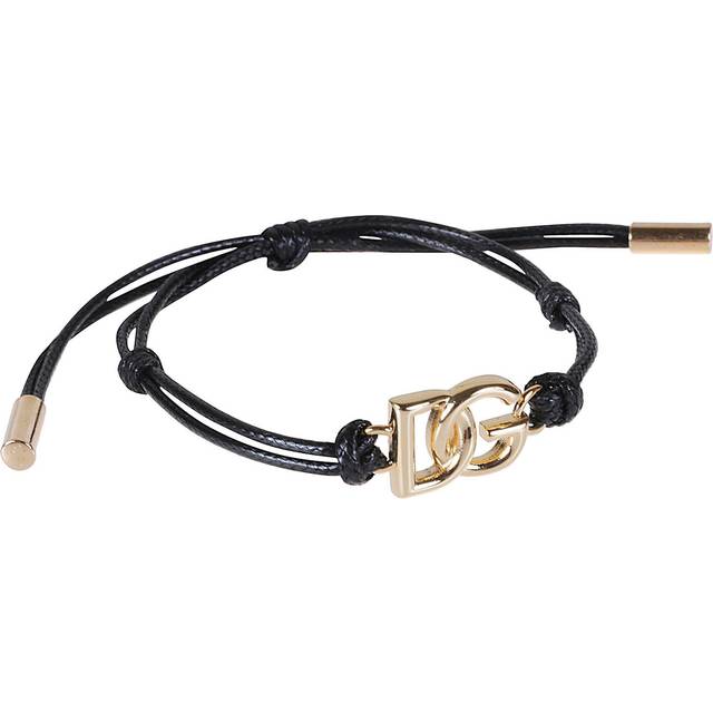 Dolce & Gabbana Cord Bracelet With Dg Logo - Man Bijoux Multi-colored Metal Onesize