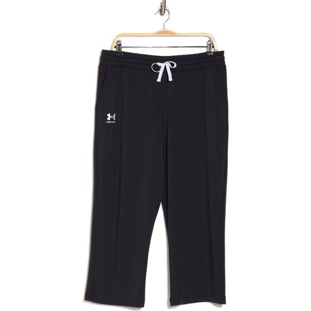 Sweatpants Under Armour Rival Terry Flare Crop Black S (S)