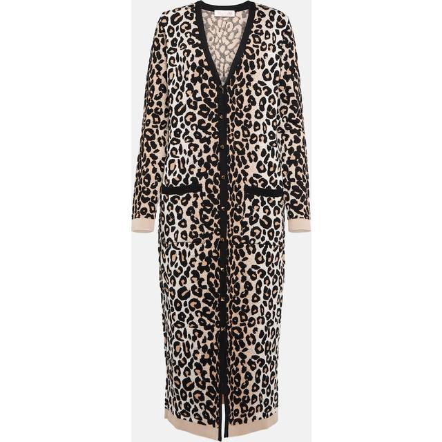 Valentino Leopard-print cardigan