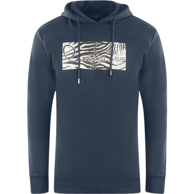 Blue Cotton Men Sweater - XL