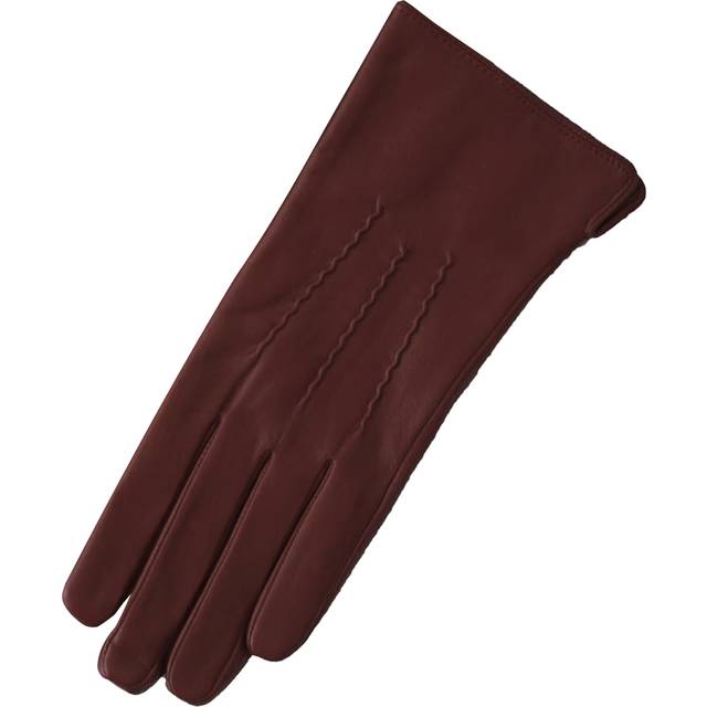 (L, Brown) Eastern Counties Leather Womens/Ladies 3 Point Stitch Detail Gloves