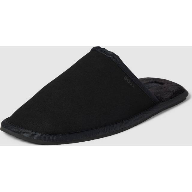 BOSS Mens Home Slippers - Colour: 001 Black - Size: 7