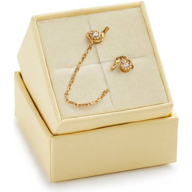 Stine A - Plan Children's Fund x Stine A Jewelry Flow Love Box - Örhängen - Goldplated - Love Box